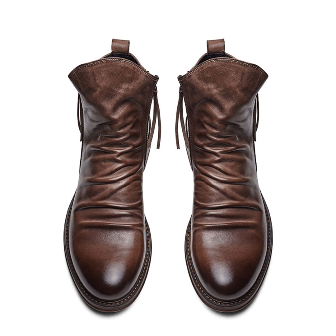 Victor | Komfortable, atmungsaktive Herrenstiefel mit Reißverschluss