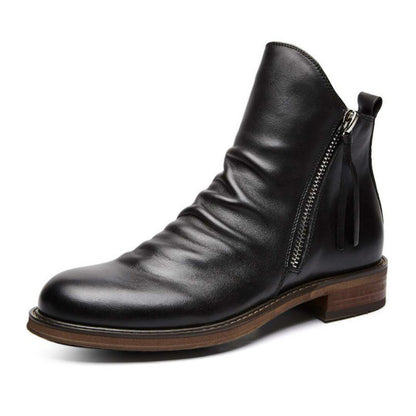 Victor | Komfortable, atmungsaktive Herrenstiefel mit Reißverschluss