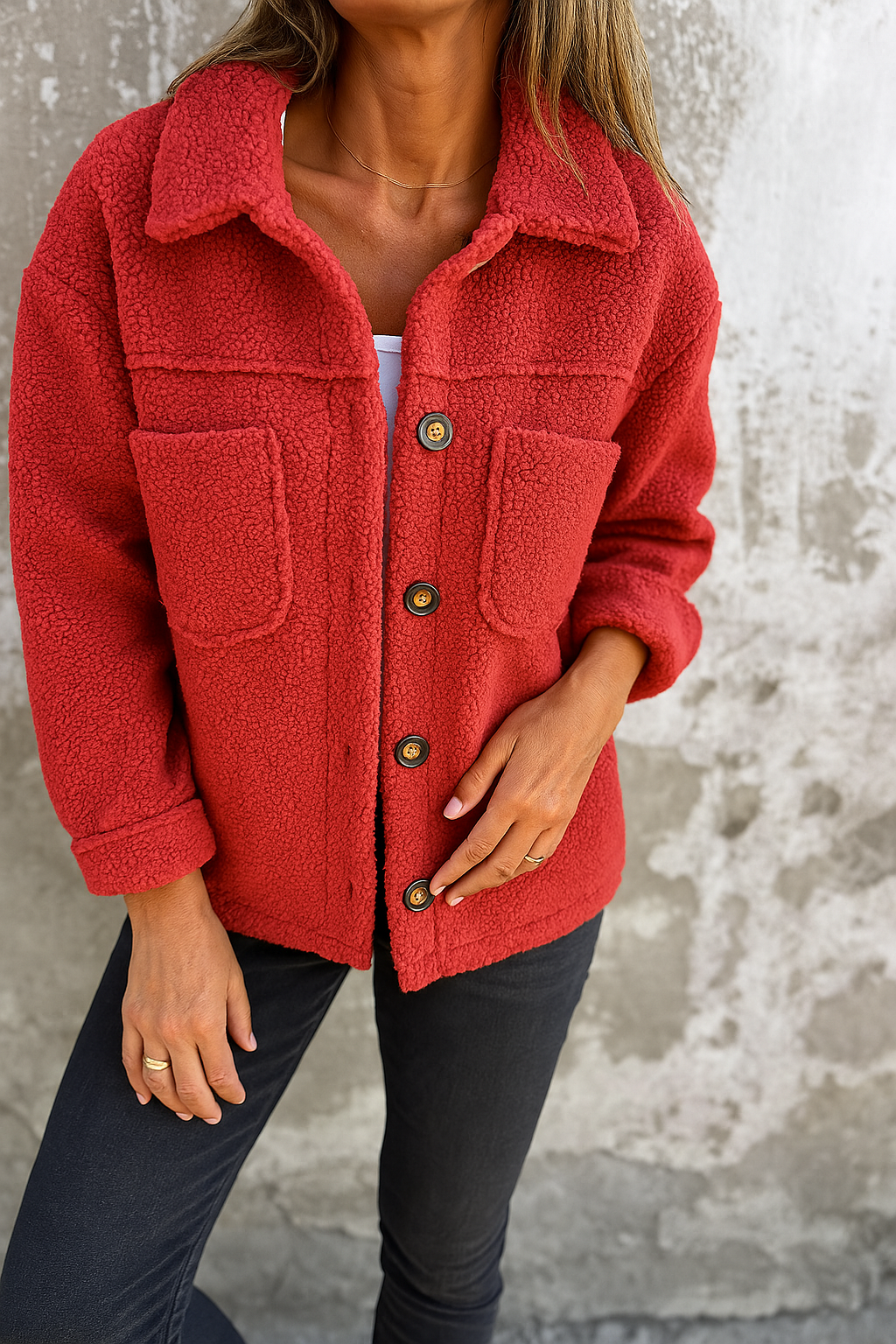 Bella | Warme Kurze Frühlingsjacke
