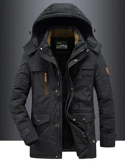 Bjorn - Warme Herren Fleece Winterjacke aus hochwertigem Wollmix