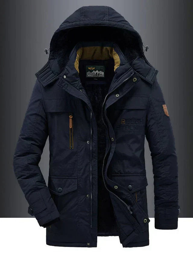 Bjorn - Warme Herren Fleece Winterjacke aus hochwertigem Wollmix