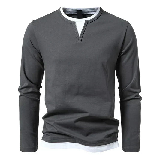 Alwin | Premium Longsleeve aus gekämmter Baumwolle