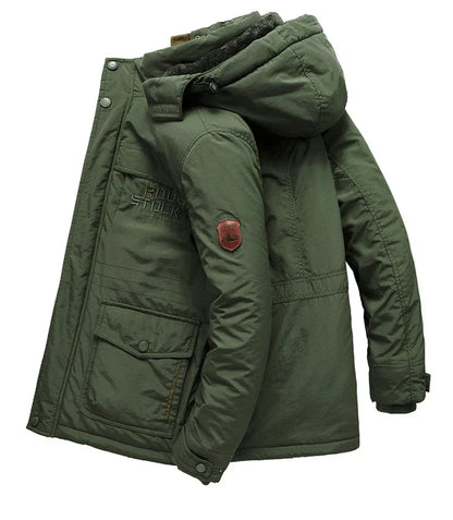 Bjorn - Warme Herren Fleece Winterjacke aus hochwertigem Wollmix